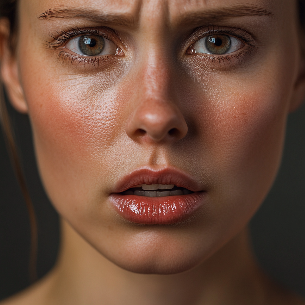 Una mujer mirando al frente | Fuente: Midjourney