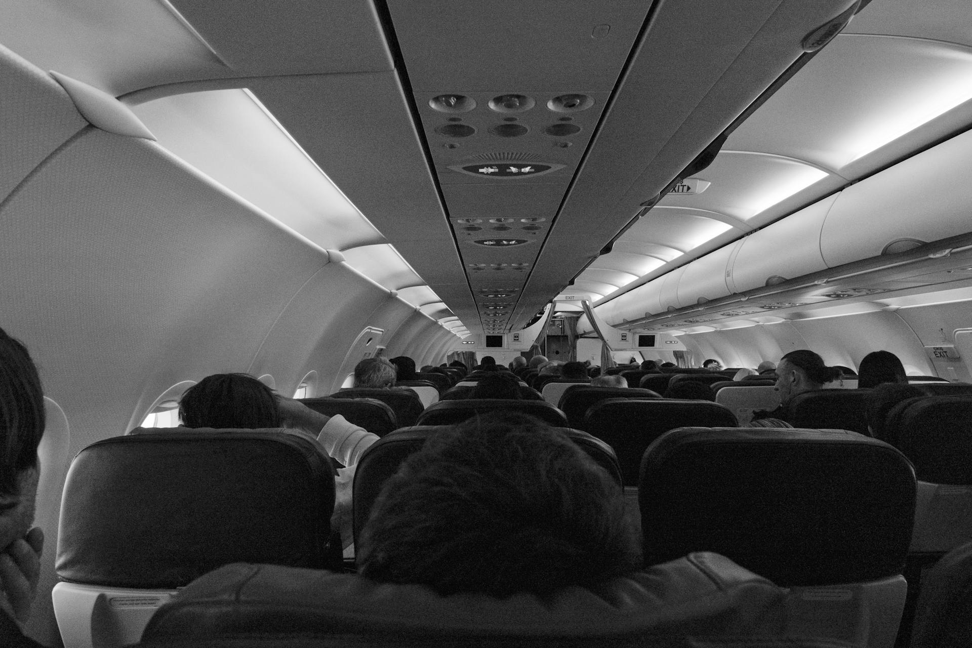 Pasajeros en un avión | Fuente: Pexels