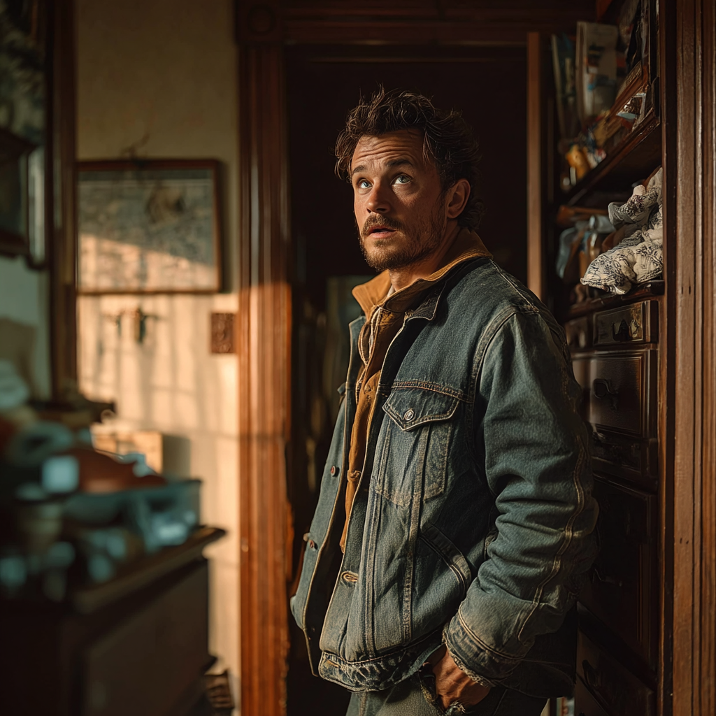 Un hombre conmocionado | Fuente: Midjourney