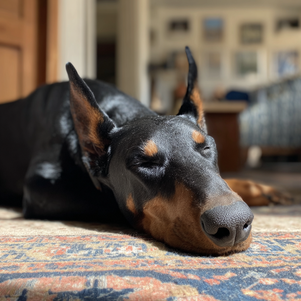 Un perro dormido | Fuente: Midjourney