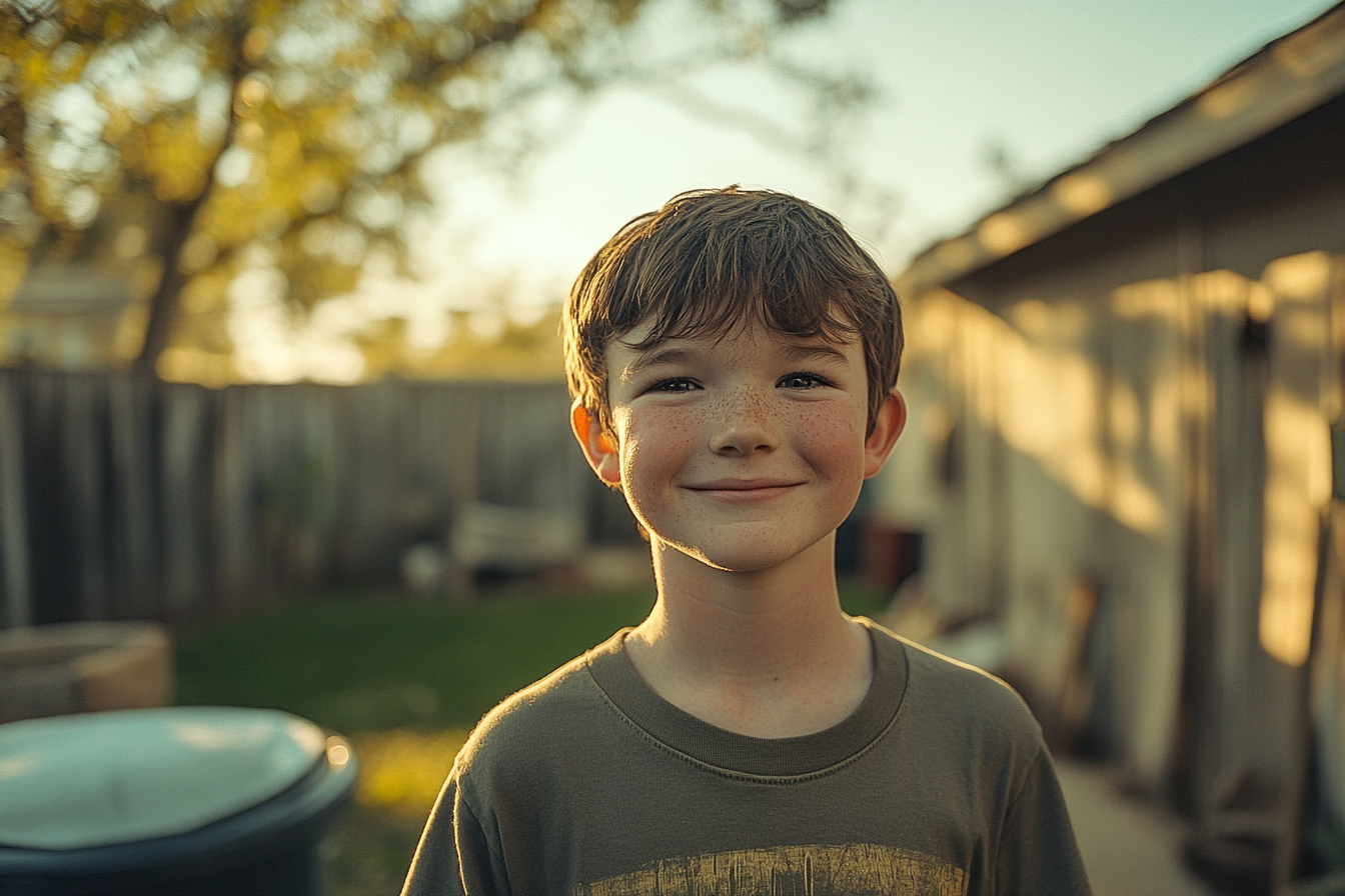 Un niño sonriendo | Fuente: Midjourney