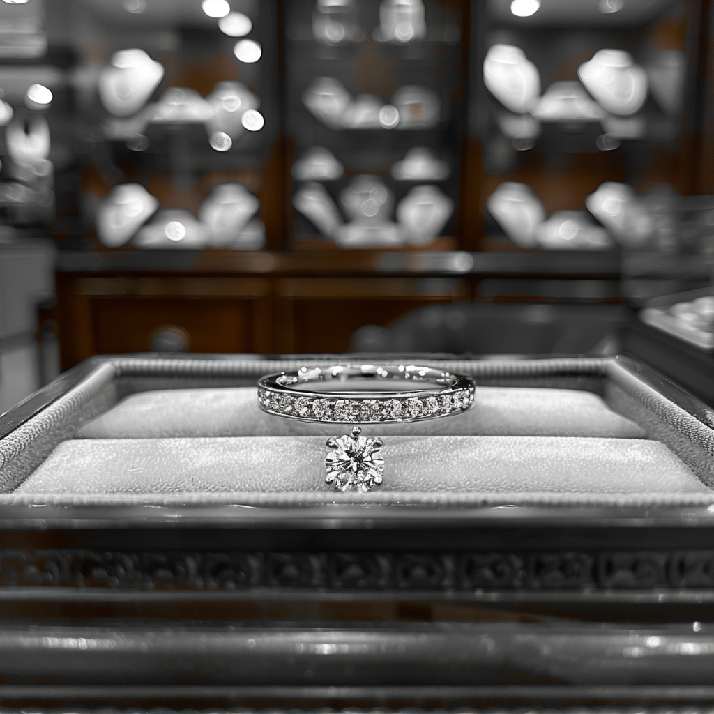 El anillo en una casa de empeños | Fuente: Midjourney