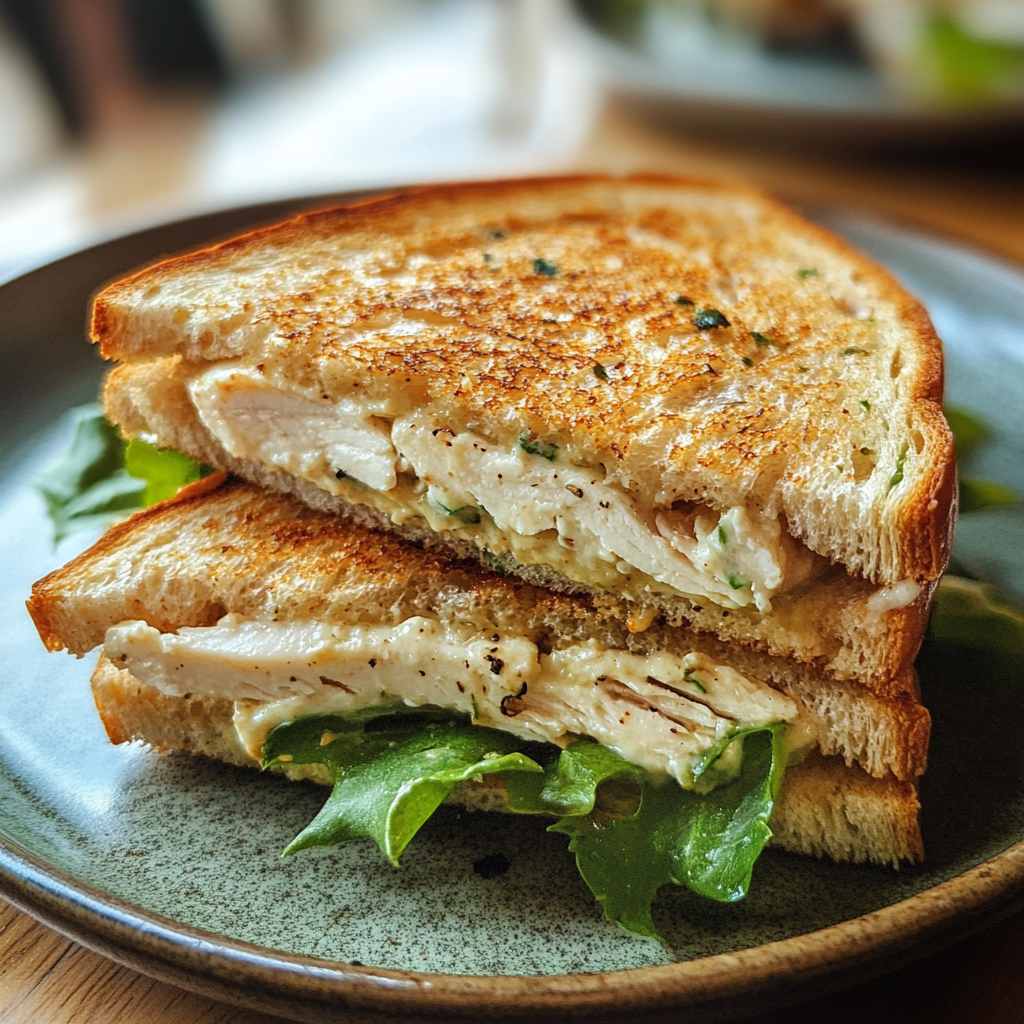 Un bocadillo en un plato | Fuente: Midjourney