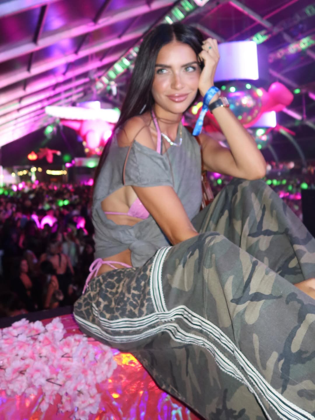 Zaira Nara en la fiesta "Bresh"