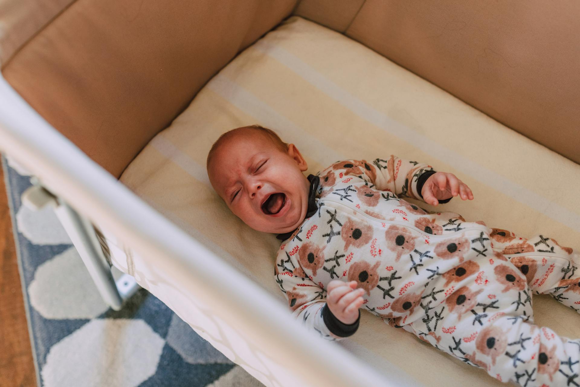 Un bebé llorando | Fuente: Pexels