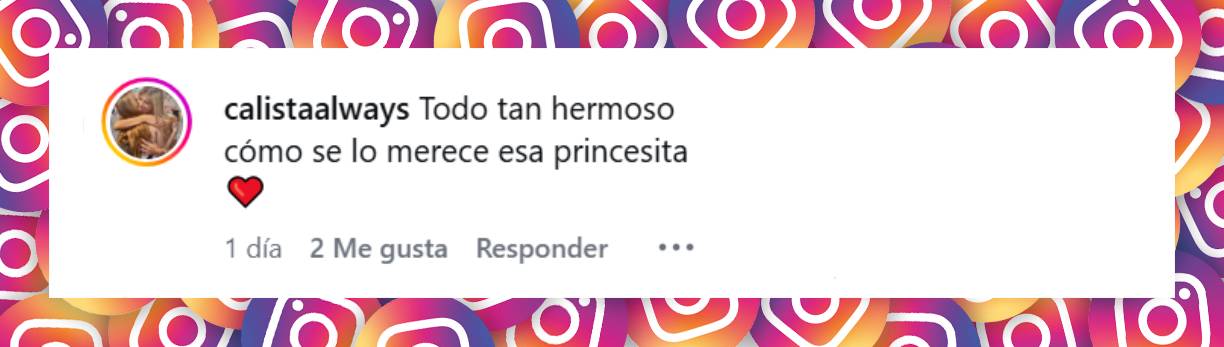 Comentario de una seguidora | Fuente: Instagram/caleruggeri