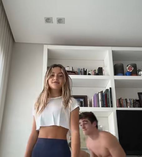Dante, el hijo de Juanes, y su novia Martina | Fuente: TikTok/vibra.co