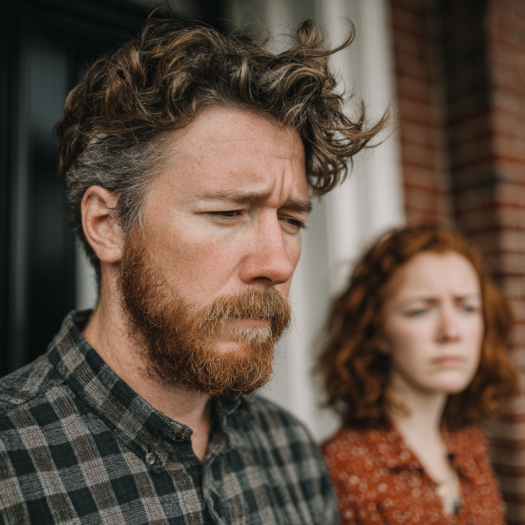 Una pareja disgustada | Fuente: Midjourney
