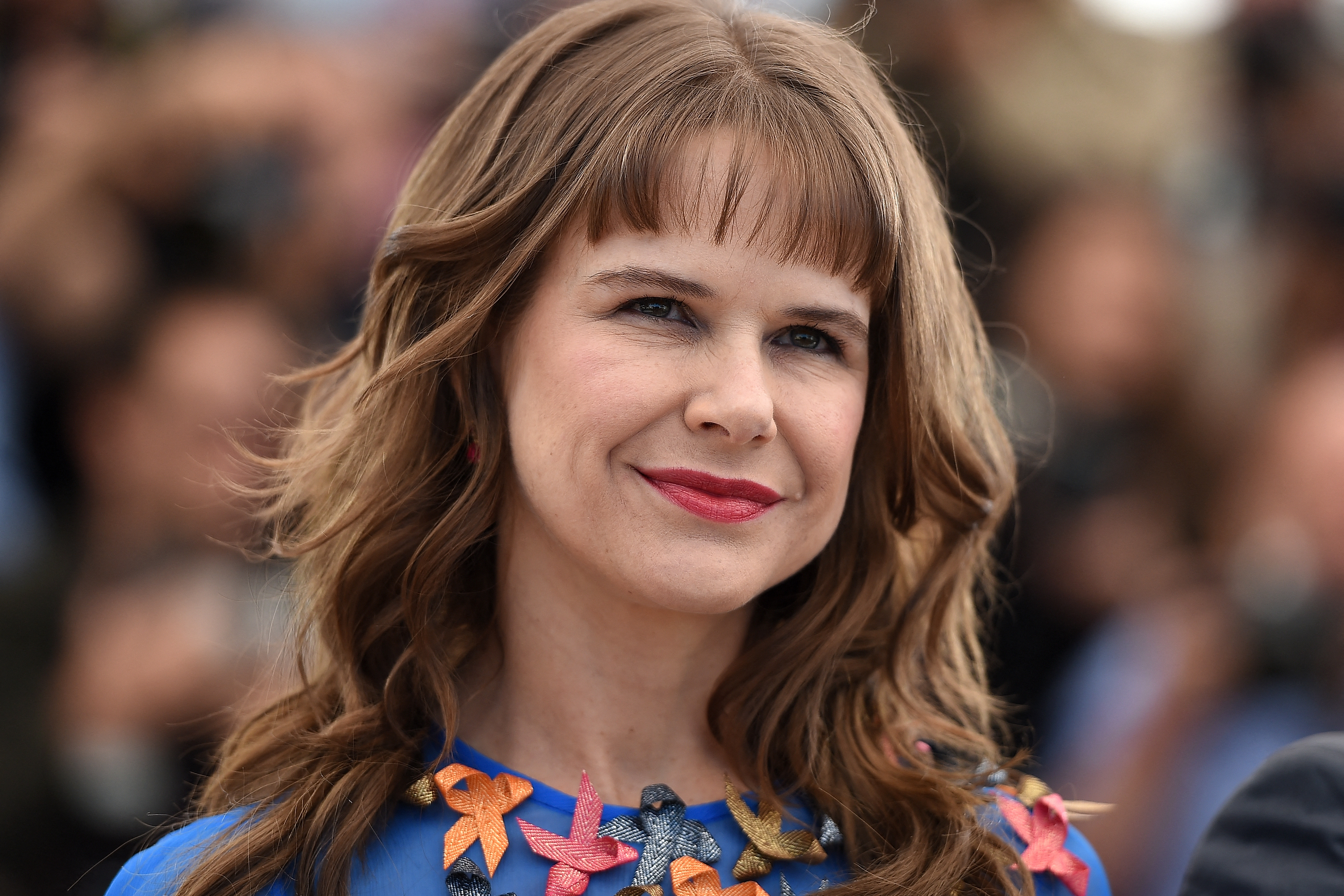 Nailea Norvind posa durante un photocall para la película "Chronic" en el 68º Festival de Cannes en Cannes, sureste de Francia, el 22 de mayo de 2015.