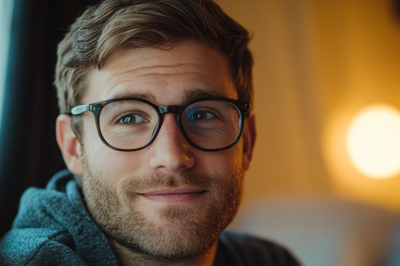 Un hombre sonriendo | Fuente: Midjourney