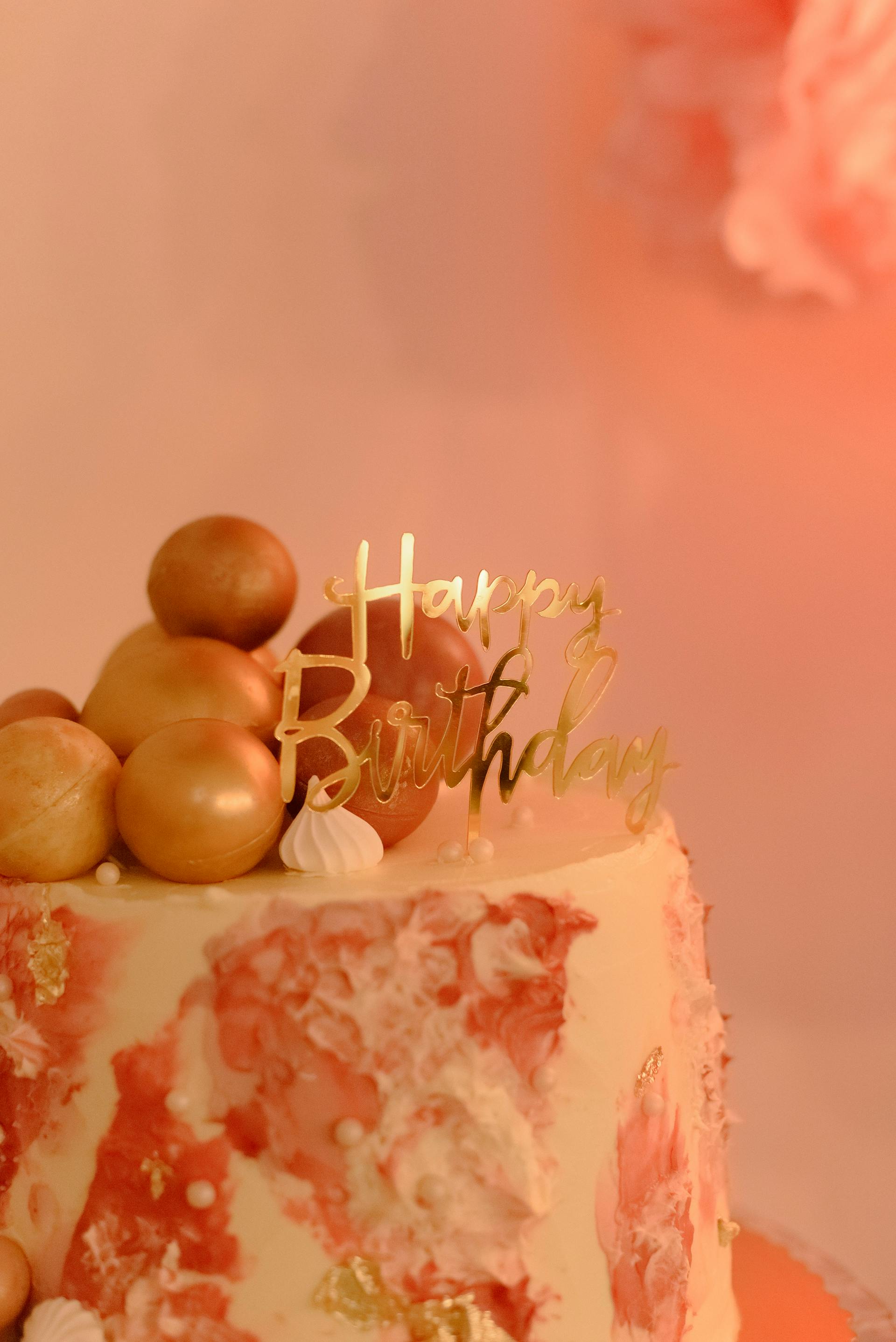 Una tarta de cumpleaños | Fuente: Pexels