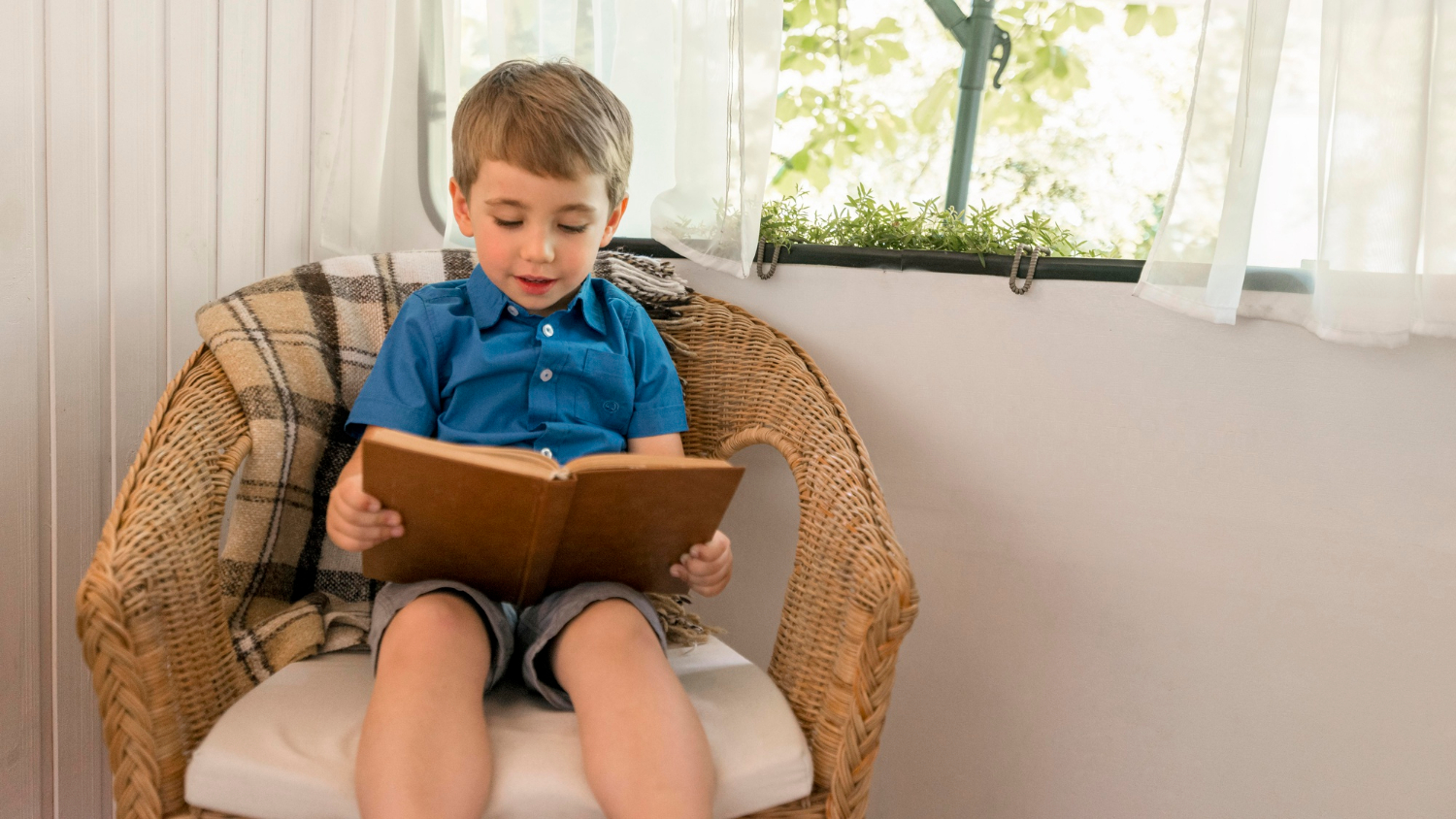 Un niño leyendo un libro | Fuente: Freepik