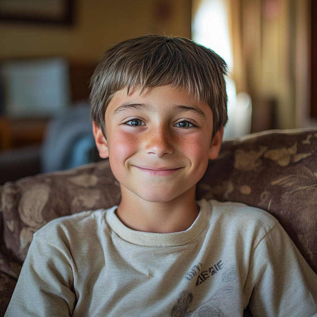 Un niño sonriente | Fuente: Midjourney