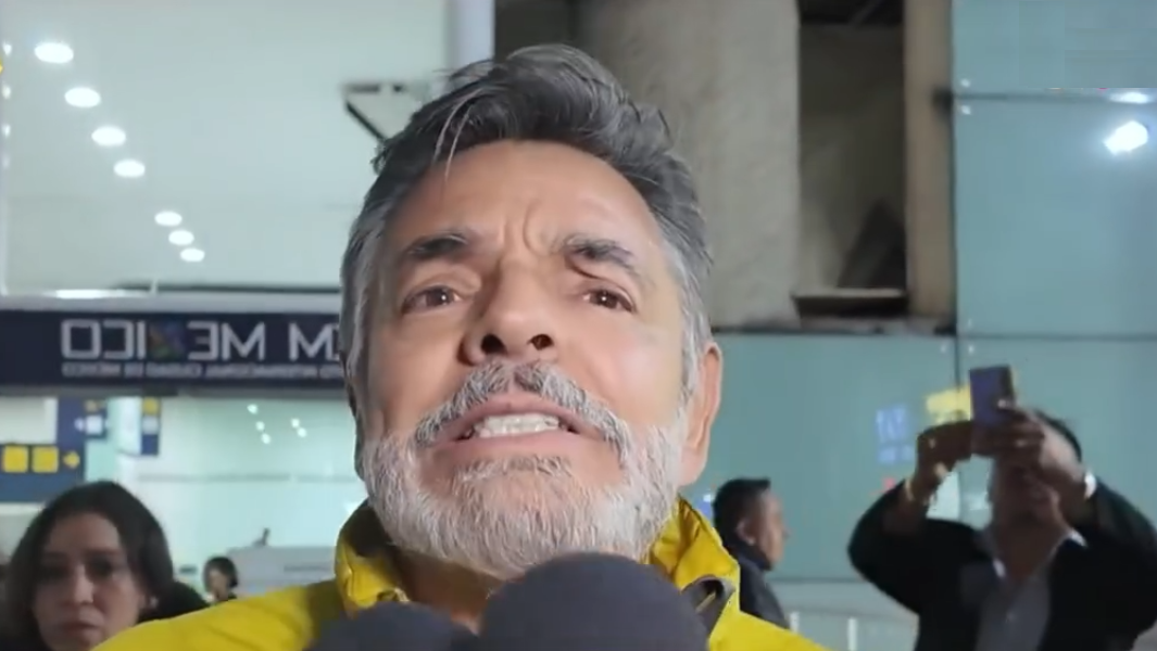 Eugenio Derbez dando declaraciones a la prensa en respuesta a las palabras de Victoria Ruffo | Fuente: Instagram/vengalaalegria