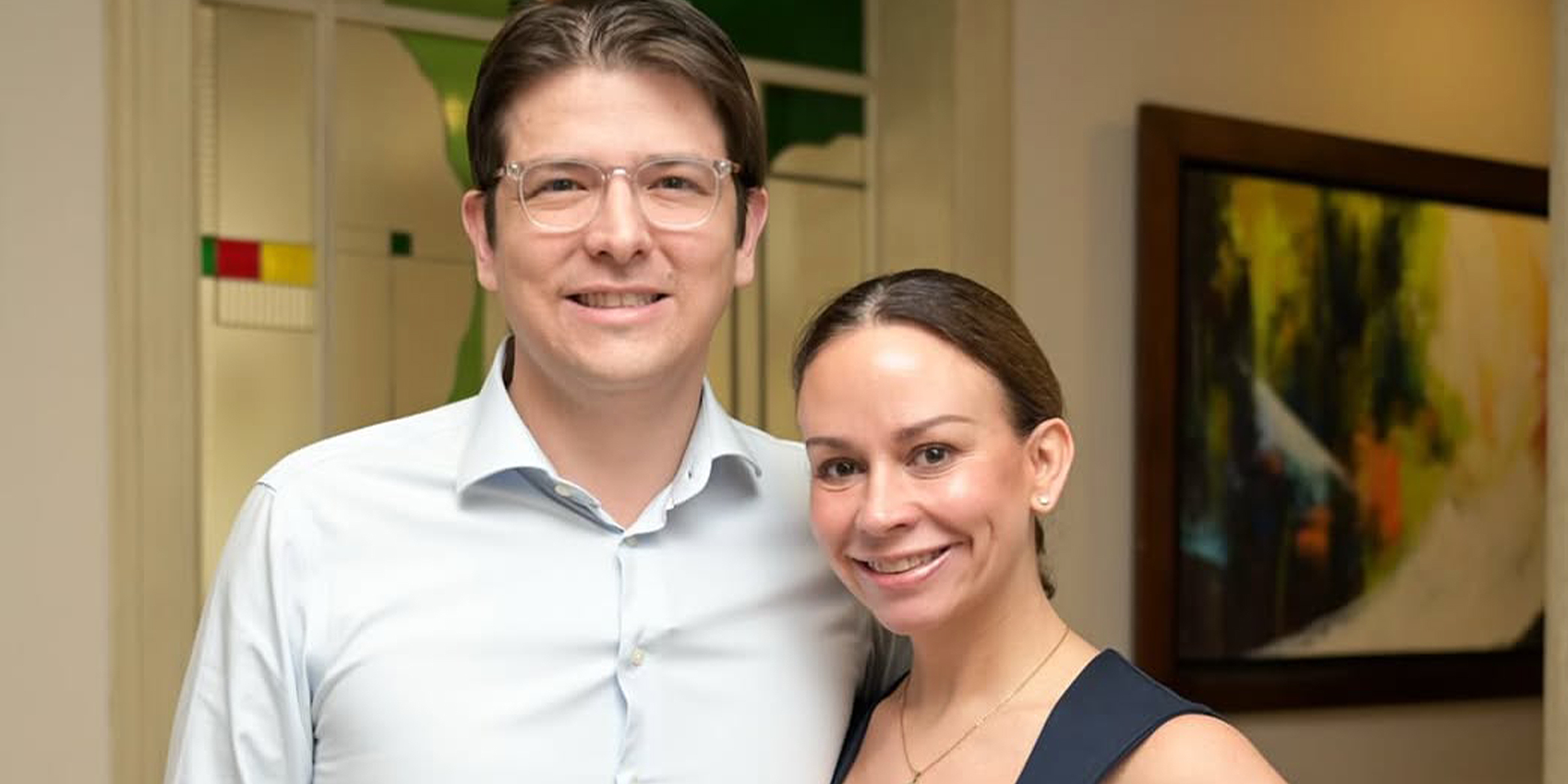 Miguel Uribe Turbay y su esposa María Claudia. | Foto: instagram.com/migueluribet