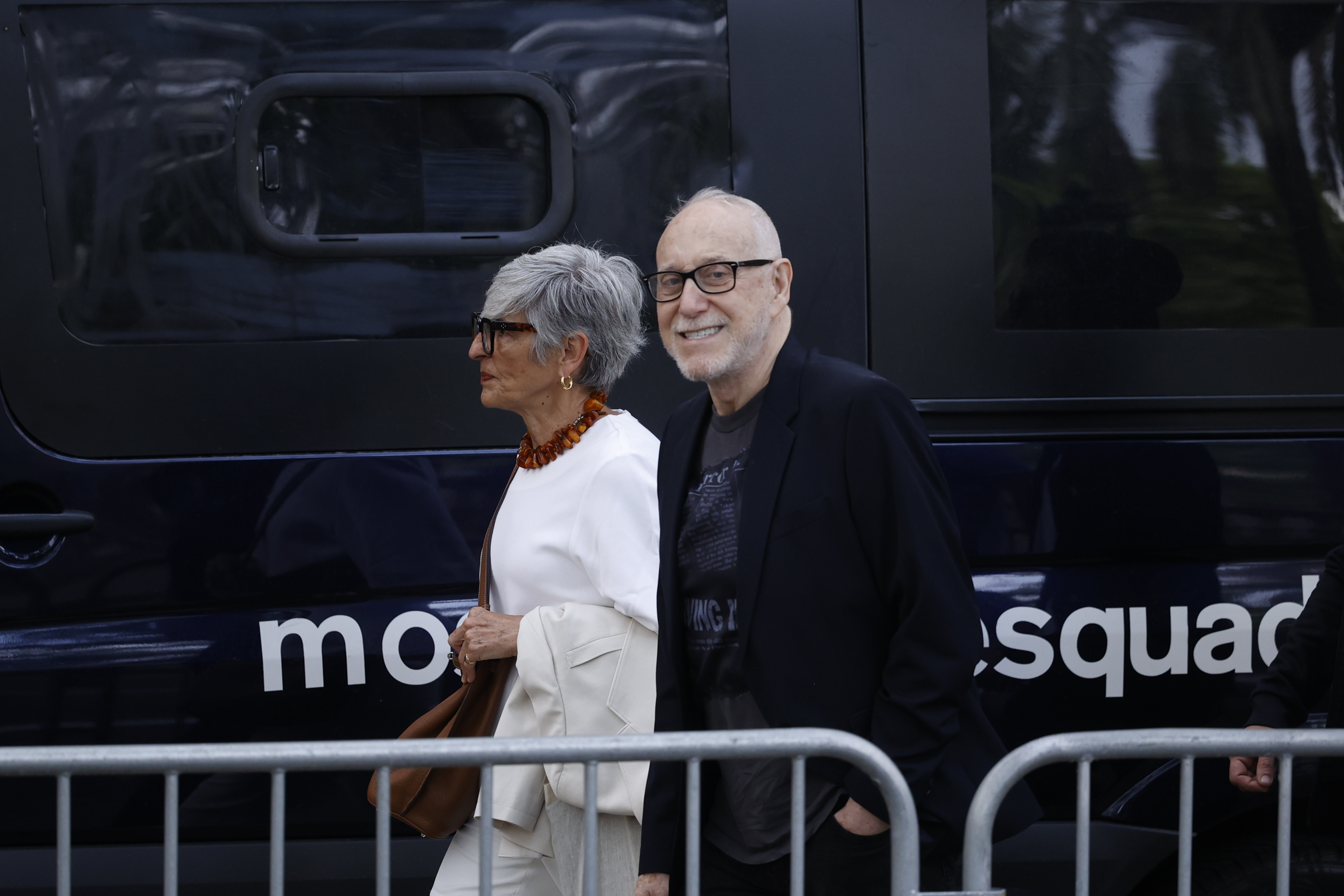 Josep Maria Mainat llega a la Sección 20 del Tribunal Superior de Justicia de Barcelona para ser juzgado por intento de asesinato por parte de su exmujer, el 15 de julio de 2024 en Barcelona, Cataluña, España. | Fuente: Getty Images