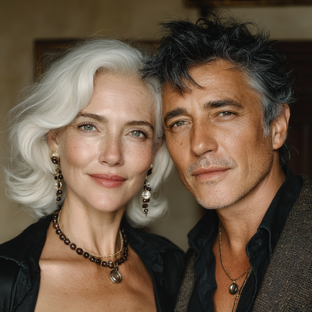 Una pareja feliz | Fuente: Midjourney