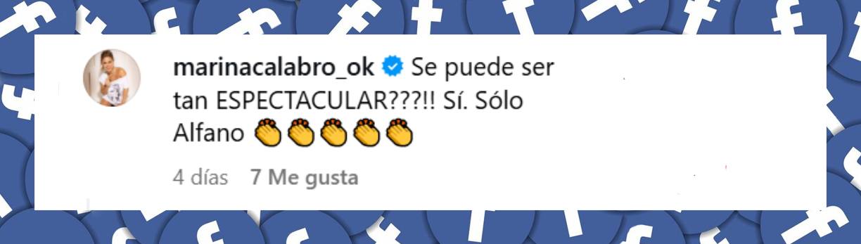 La periodista Marina Calabró reacciona a la publicación de Graciela Alfano | Fuente: Instagram/iconoalfano