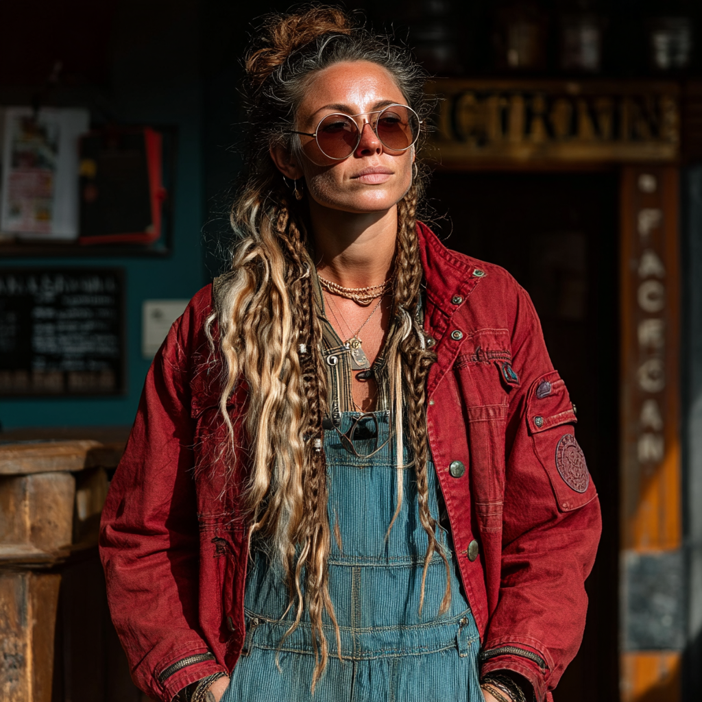 Una mujer seria | Fuente: Midjourney