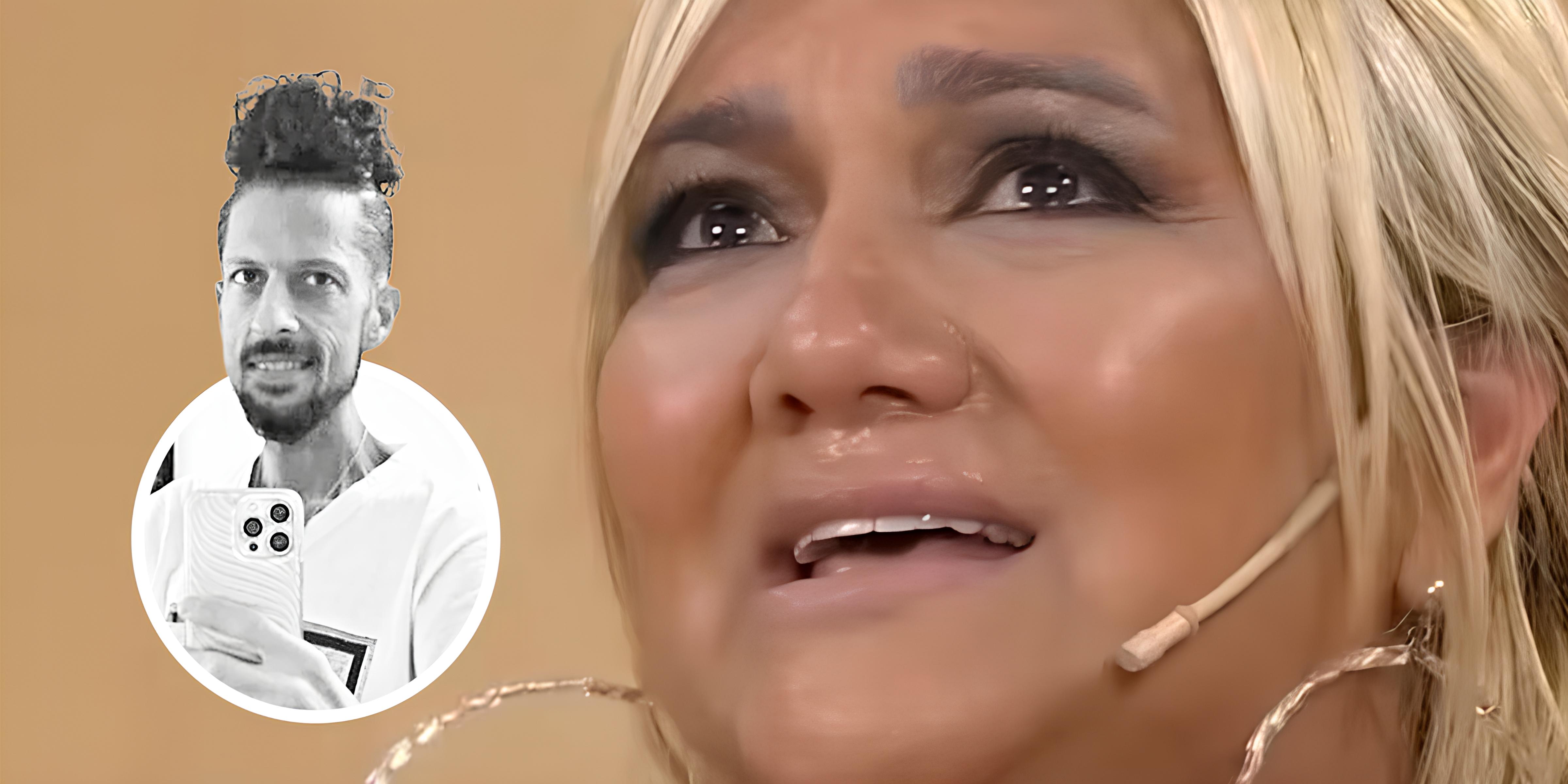 Luciano Ojeda | Gladys "La Bomba Tucumana" llorando | Fuente: youtube.com/@Telefe | instagram.com/luciano.arturo.ojeda