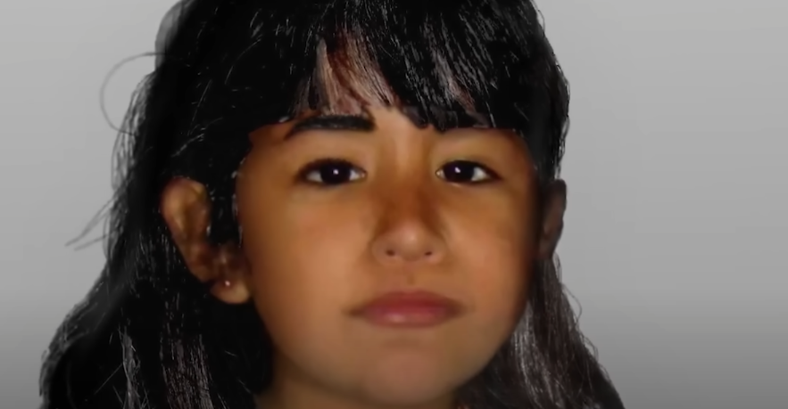 Imagen de cómo luciría Sofía Herrera. | Fuente: Youtube/Historias Innecesarias.