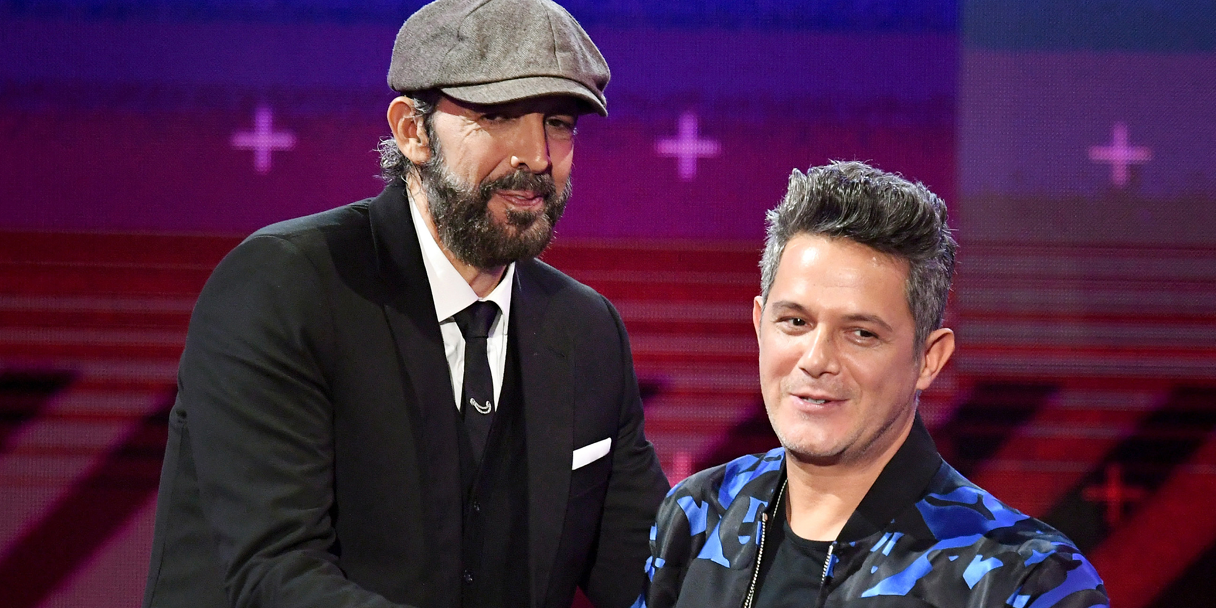Juan Luis Guerra y Alejandro Sanz | Fuente: Getty Images