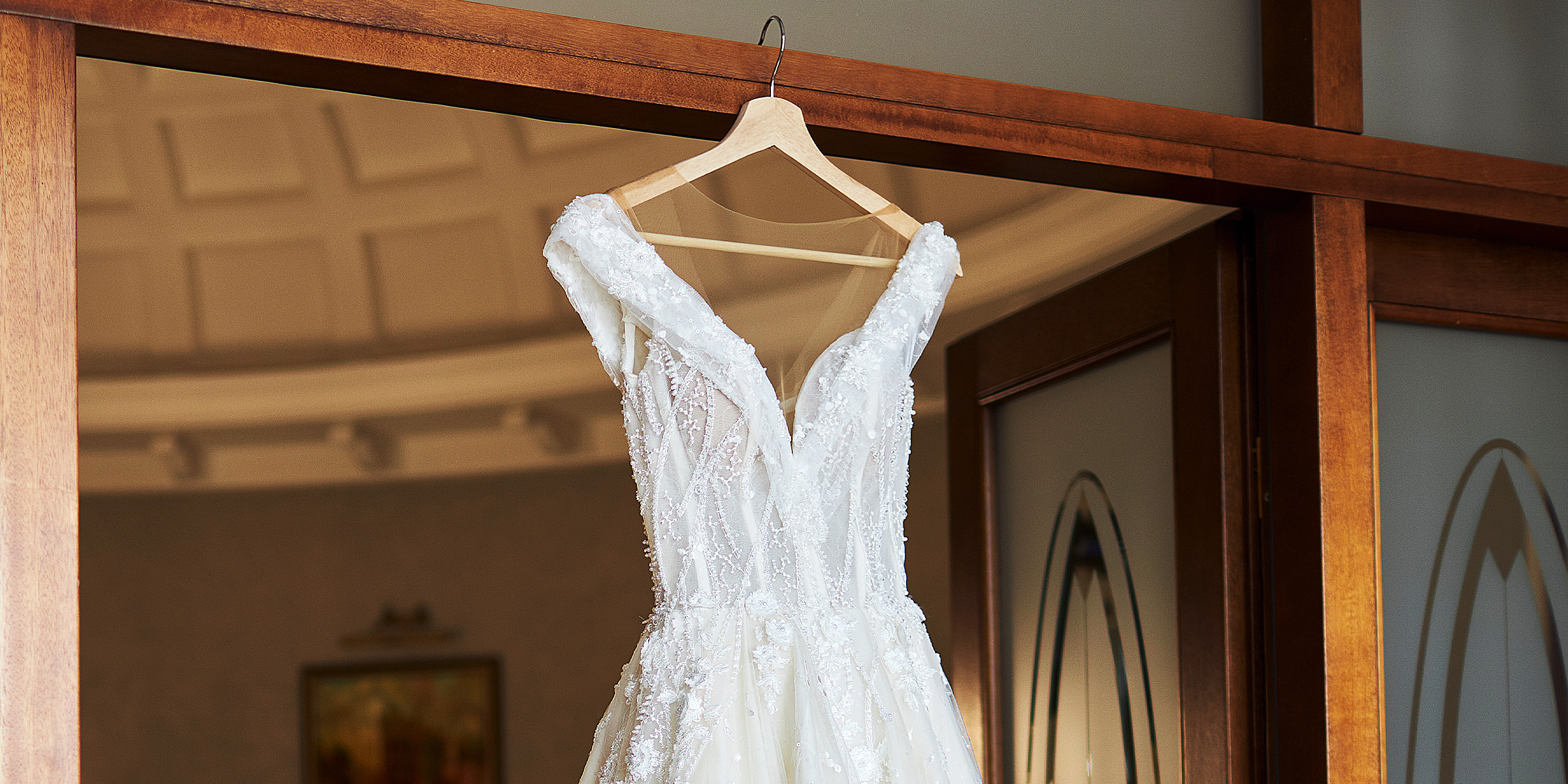 Un vestido de novia | Fuente: Shutterstock
