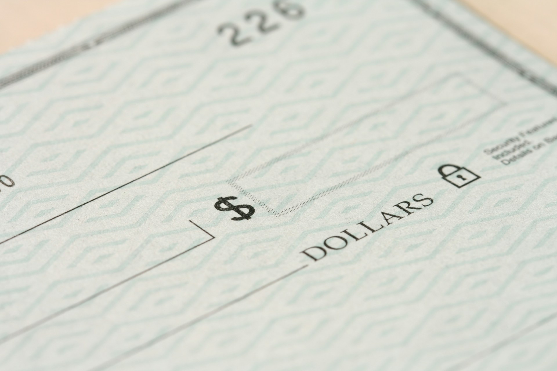 Un cheque | Fuente: Unsplash