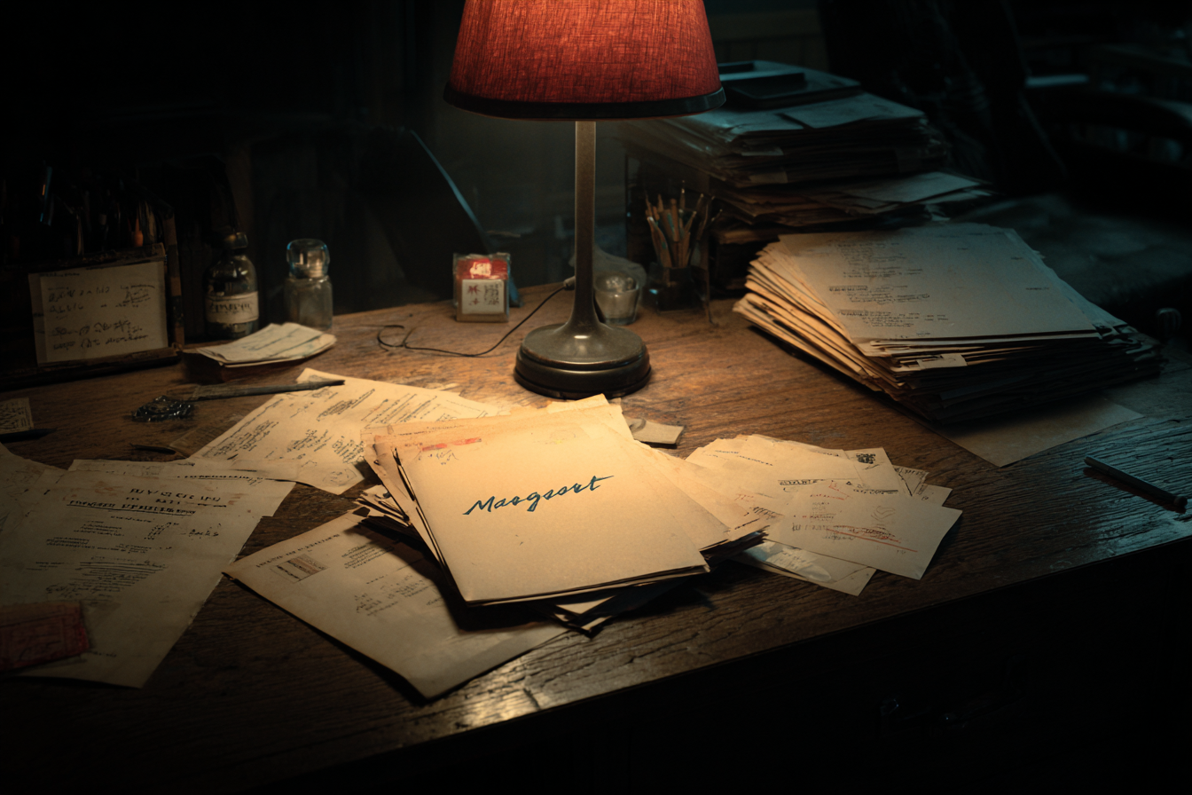 Documentos sobre una mesa | Fuente: Midjourney