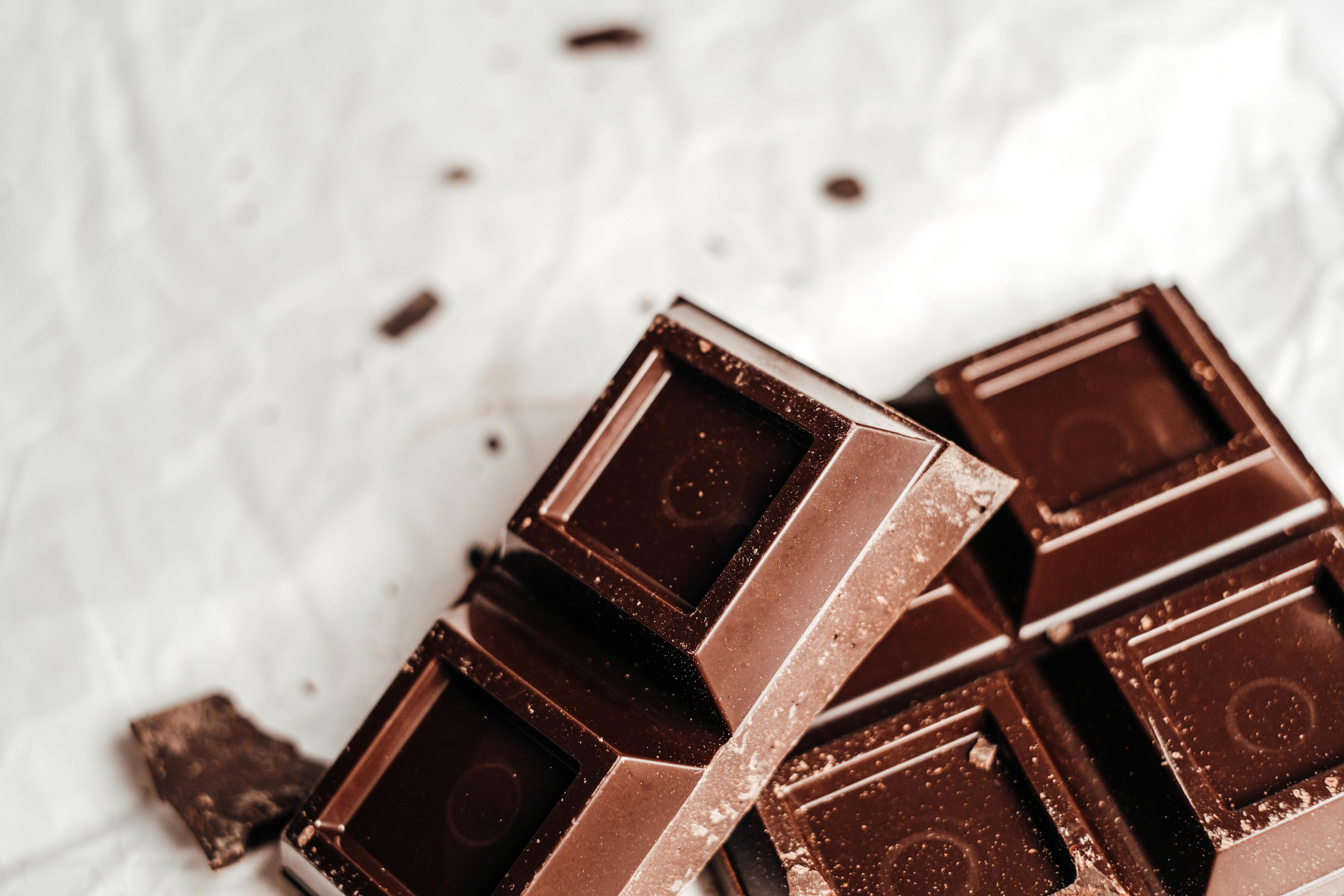 Trozos de chocolate | Fuente: Pexels