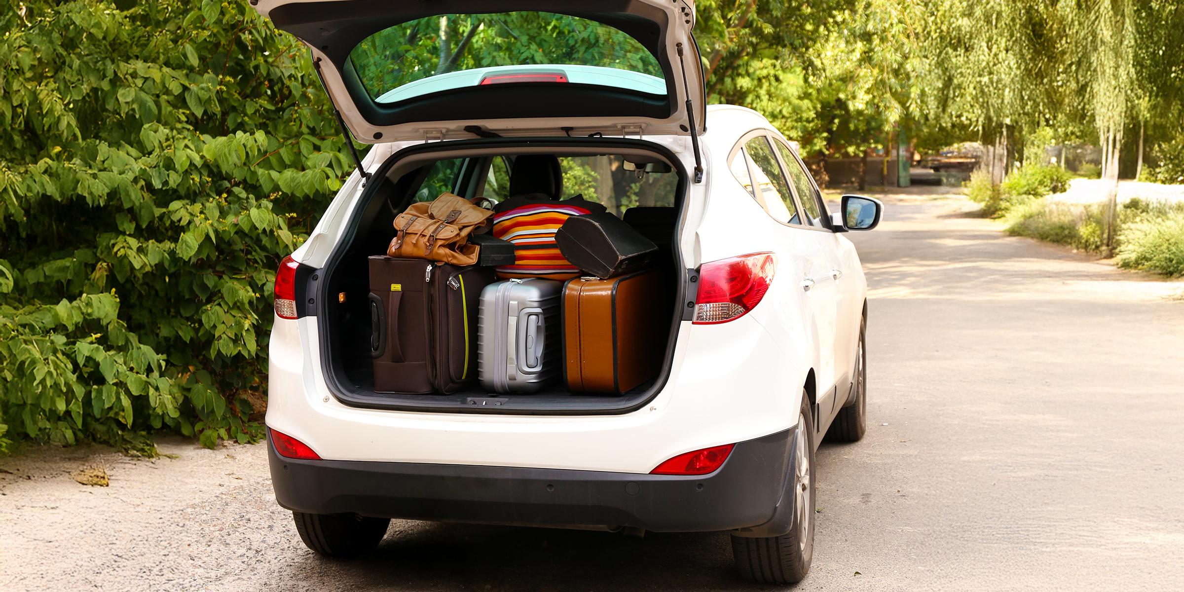 Maletas dentro de un automóvil | Fuente: Shutterstock