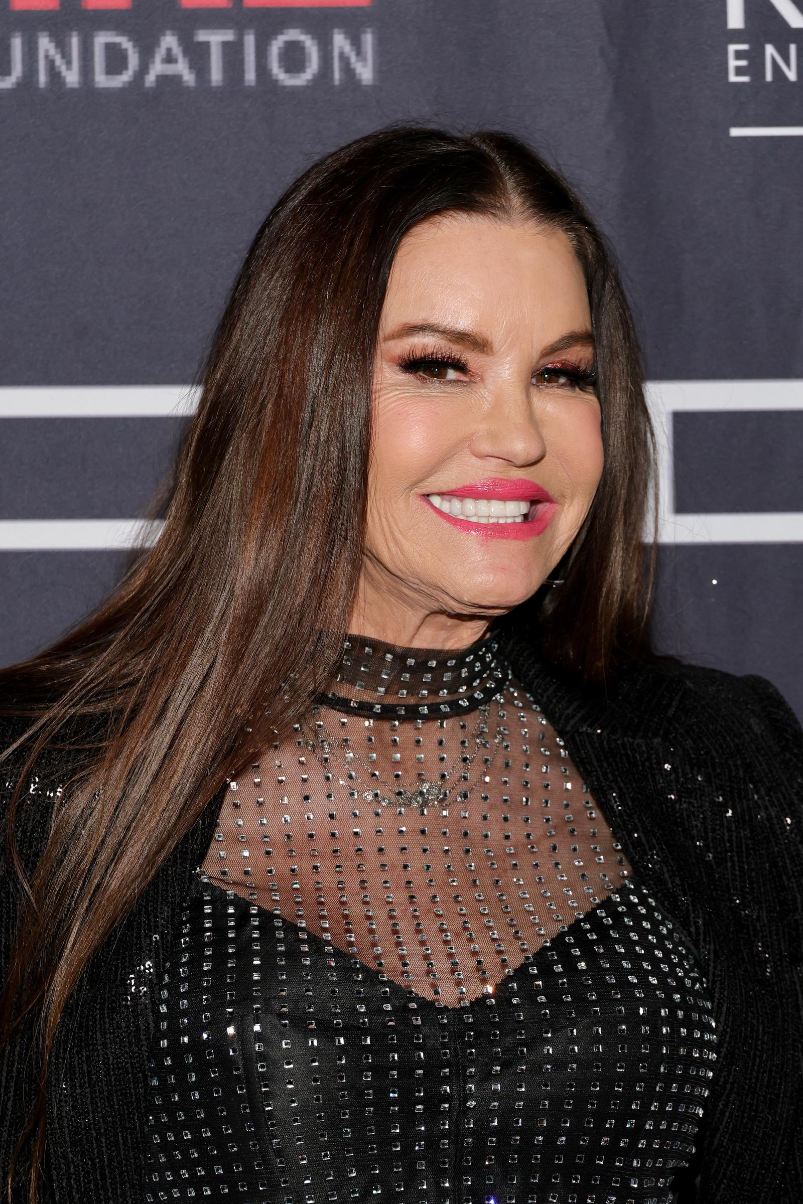 Janice Dickinson asiste a la gala previa a los Grammy y a la recaudación de fondos para la California Fire Foundation el 19 de enero de 2025, en Beverly Hills, California. | Fuente: Getty Images.