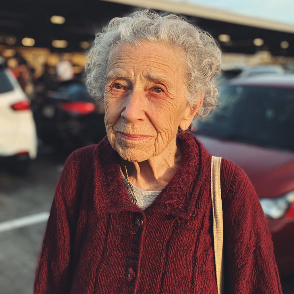 Una anciana emocional | Fuente: Midjourney