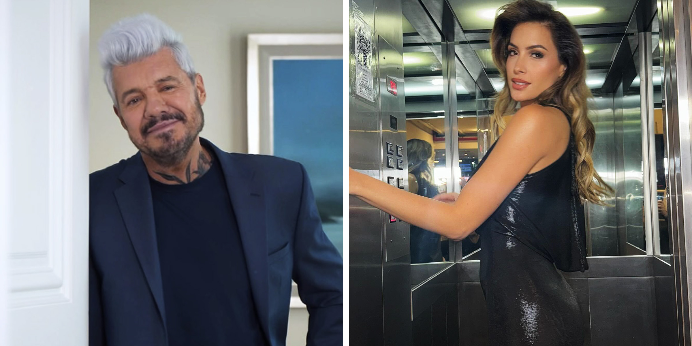 Marcelo Tinelli | Milett Figueroa | Fuente: instagram.com/milett | instagram.com/marcelotinelli