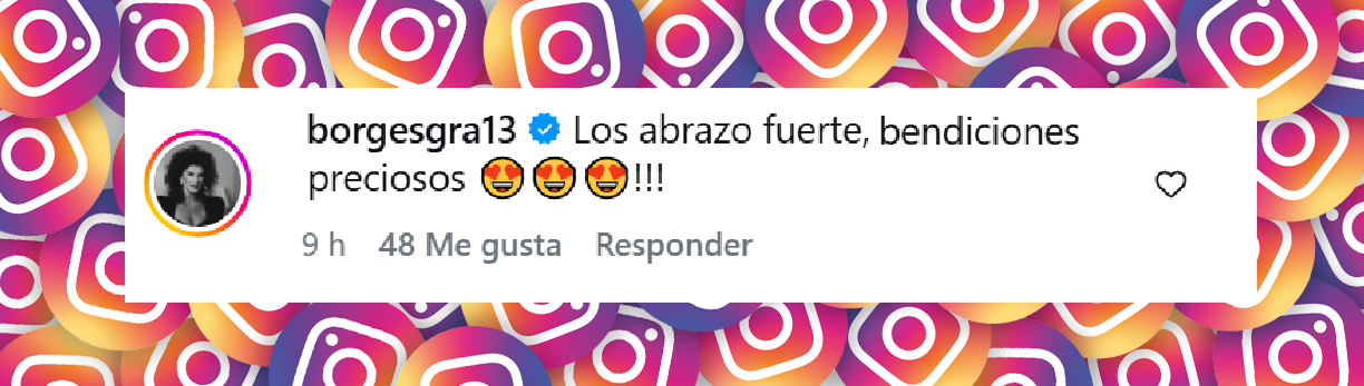 Comentario de una seguidora al conocer la noticia de la boda de Rocío Hazán hija de Lucía Galán. | Fuente: Instagram/luciaggalan