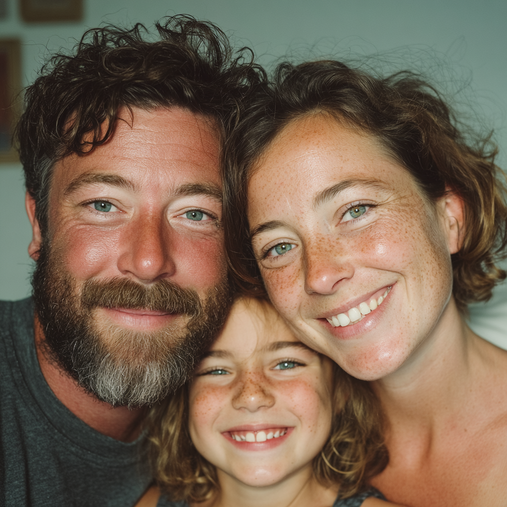 Una familia feliz | Fuente: Midjourney
