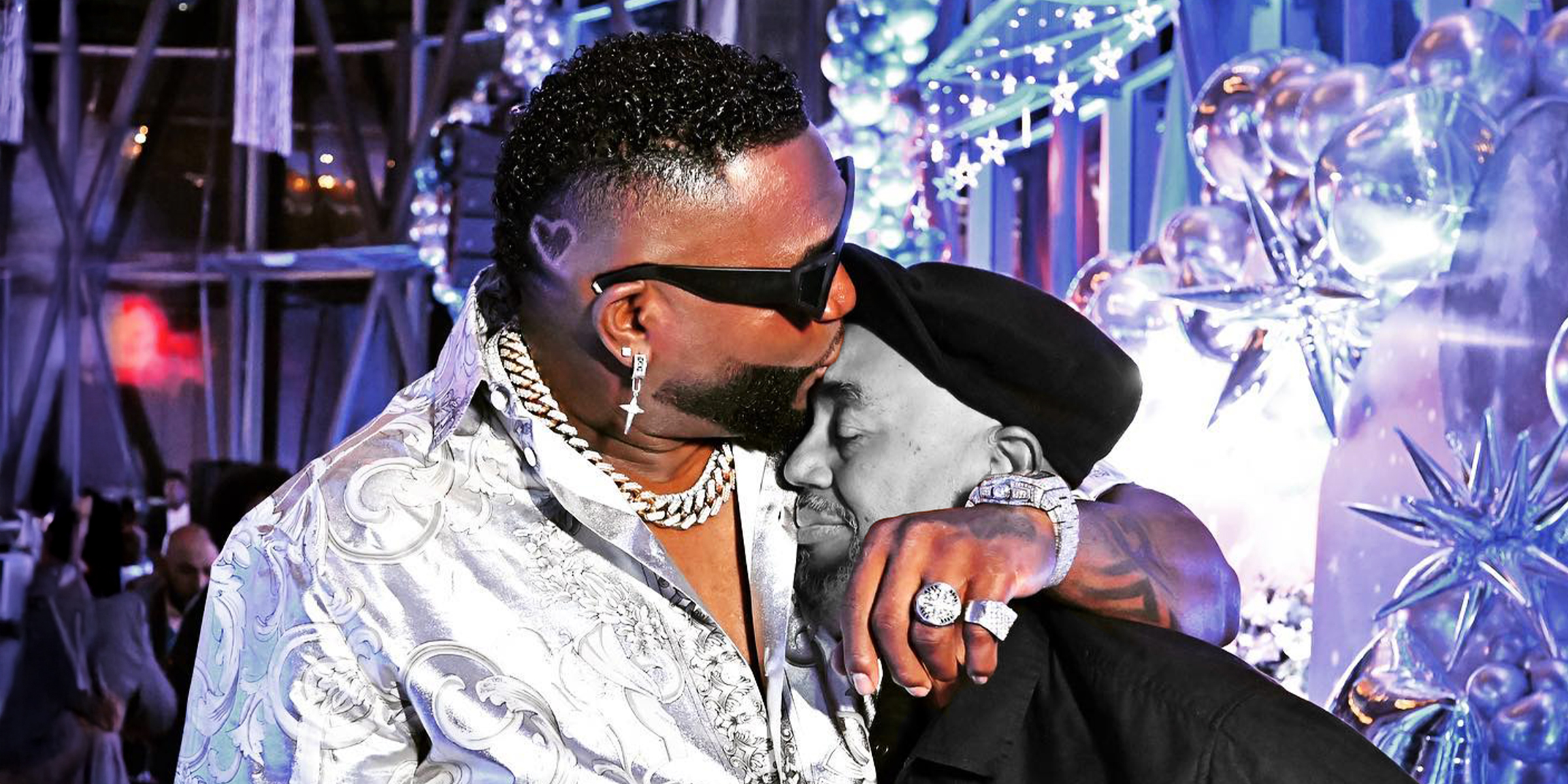David Ortiz y Don Américo Ortiz | Fuente: instagram.com/pecosa34