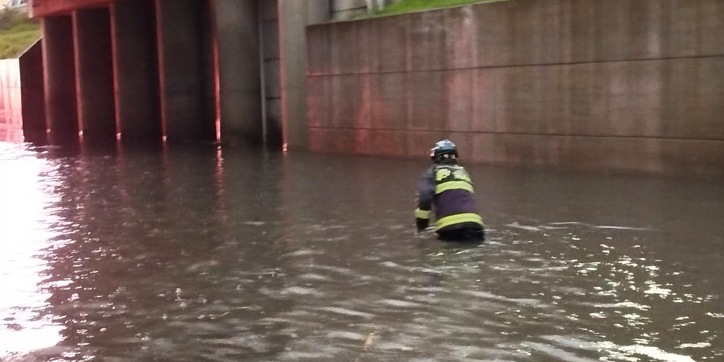 Inundación en Puebla. | Foto: x.com/PCGobPue