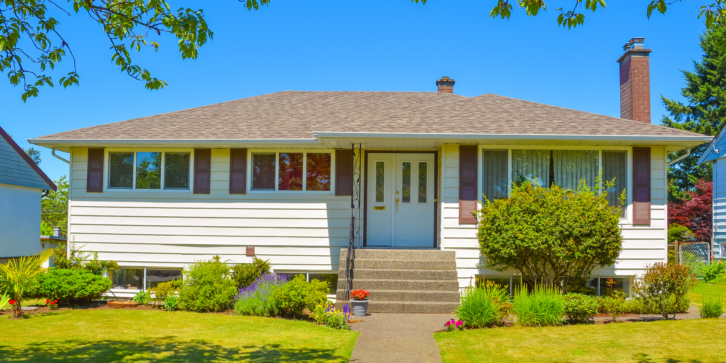 El exterior de una casa | Fuente: Shutterstock