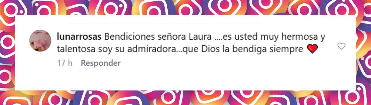 Comentario de una usuaria | Fuente: Instagram/laurabozzo_of