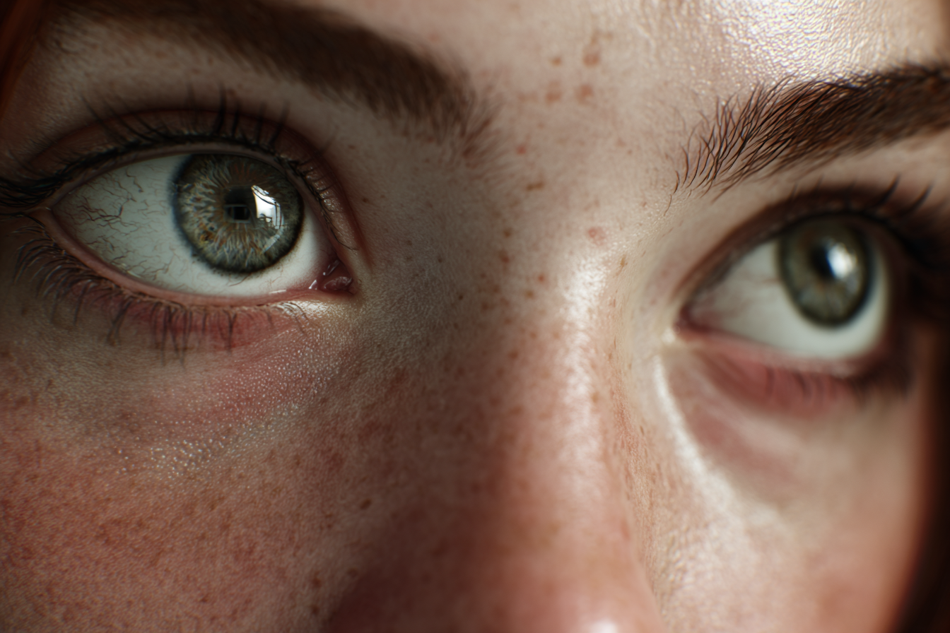 Primer plano de los ojos de una mujer | Fuente: Midjourney