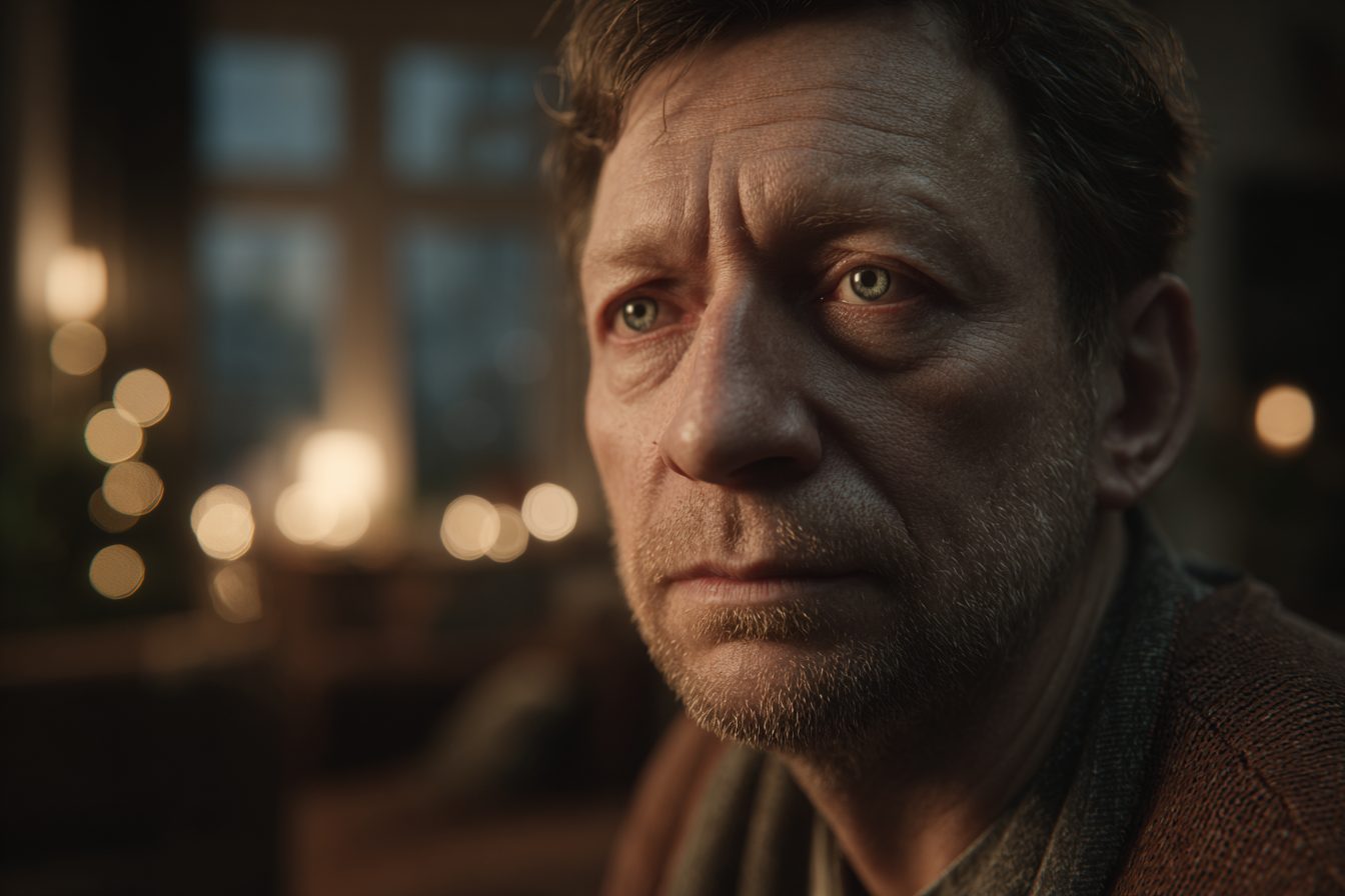 Un hombre en su casa | Fuente: Midjourney