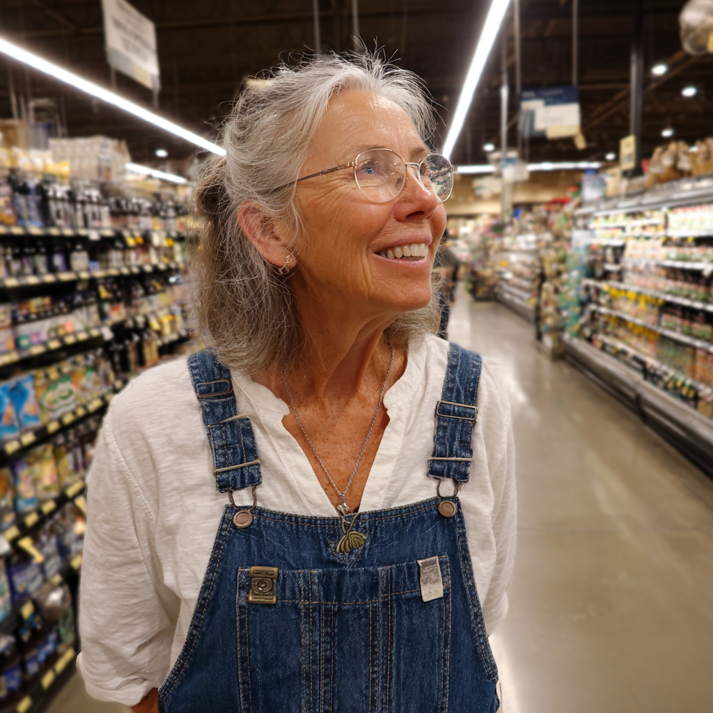 Una mujer mayor sonriente | Fuente: Midjourney