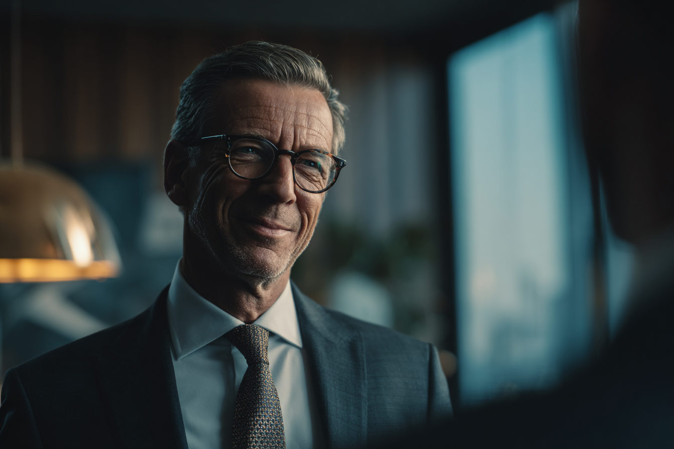 Un hombre hablando con una persona | Fuente: Midjourney