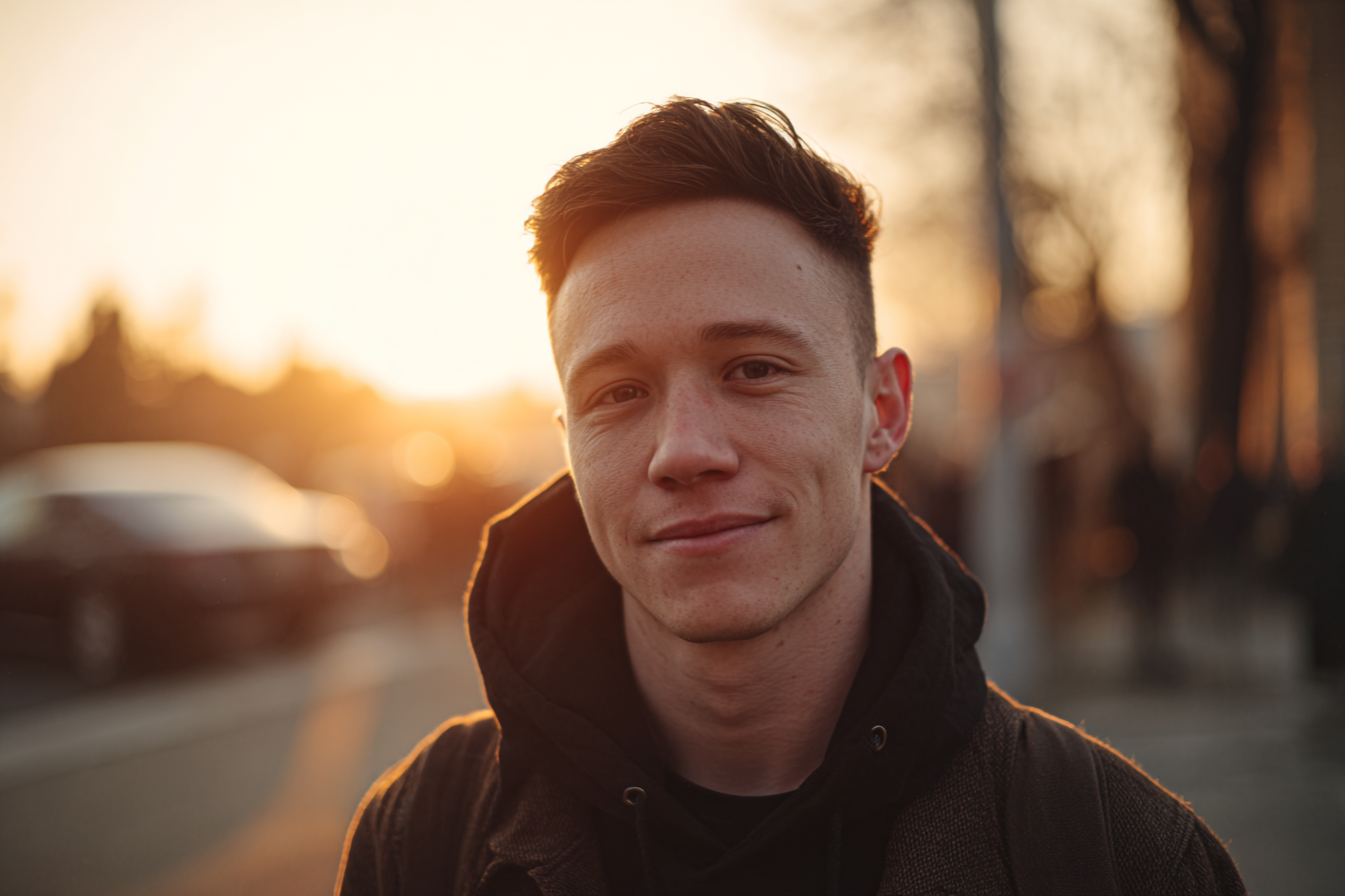 Un joven | Fuente: Midjourney
