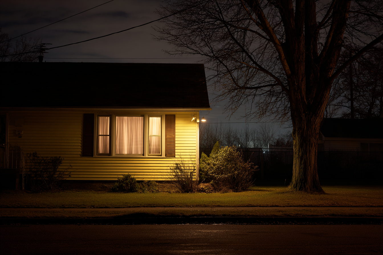 Una casa | Fuente: Midjourney