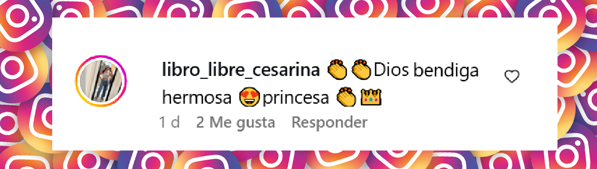 Comentario de un usuario de Instagram tras el nacimiento de la segunda hija de Natti Natasha. | Fuente: Instagram/@nattinatashach_