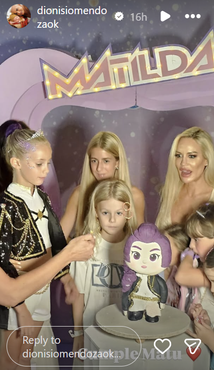 Del cumpleaños de Matilda Salazar | Fuente: Instagram/dionisiomendozaok