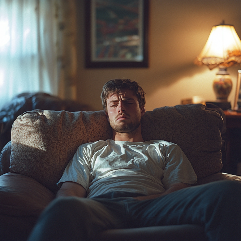 Un hombre descontento | Fuente: Midjourney