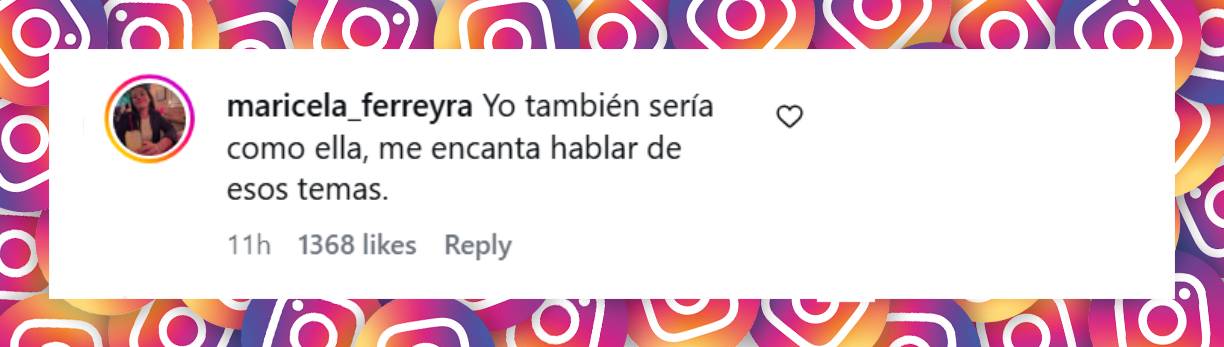 Comentario de una usuaria | Fuente: Instagram/masterchefargentina